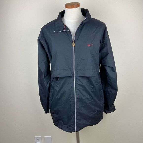 Nike Vintage 90’s Windbreaker Jacket - Black/Red - Picture 1 of 7